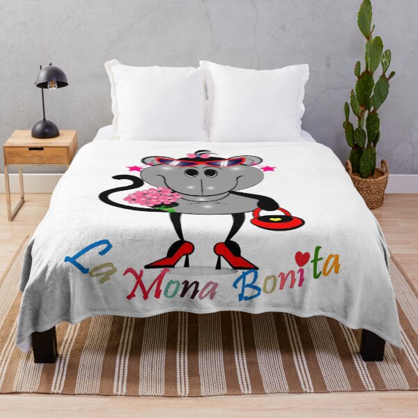 Item preview, The pretty monkey - La mona bonita designed and sold by Shirley cute art .