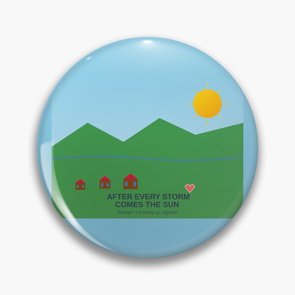 Item preview, After Every Storm Comes The Sun - Motivational Flood Recovery Message designed and sold by Pickmash.