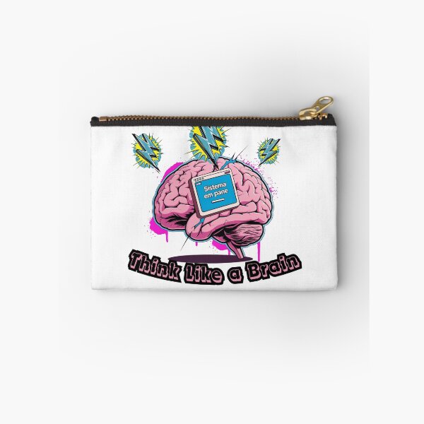 Item preview, Think Like a Brain – Motivational Brain Art designed and sold by Bryan7type.