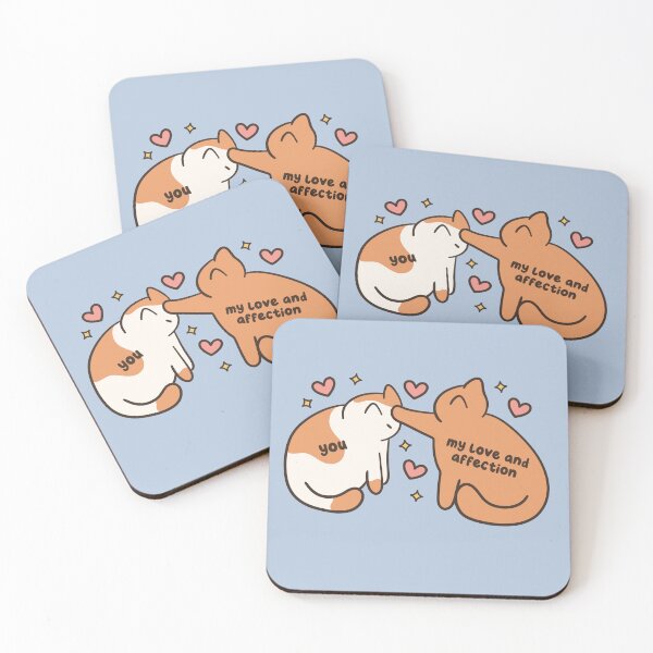 Item preview, wholesome cat meme love and affection designed and sold by kaybowzie.