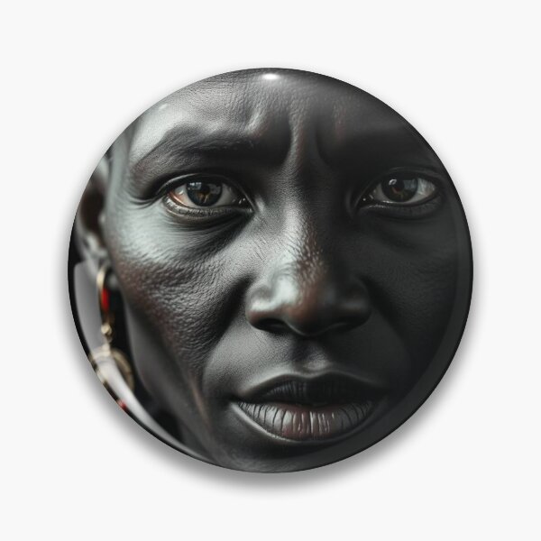 Item preview, Maasai Warrior Portrait – Deep Red & Grayscale Power designed and sold by Rothnaric.