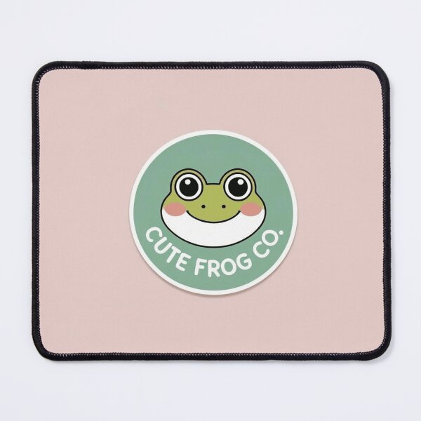 Item preview, Cute Frog Co. – Adorable Kawaii Frog Logo Design designed and sold by Froggy Feelings.