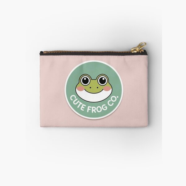 Item preview, Cute Frog Co. – Adorable Kawaii Frog Logo Design designed and sold by Froggy Feelings.