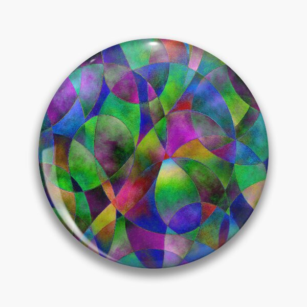Item preview, Colorful abstract circle pattern designed and sold by Sigtrix.