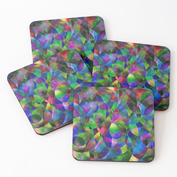 Item preview, Colorful abstract circle pattern designed and sold by Sigtrix.