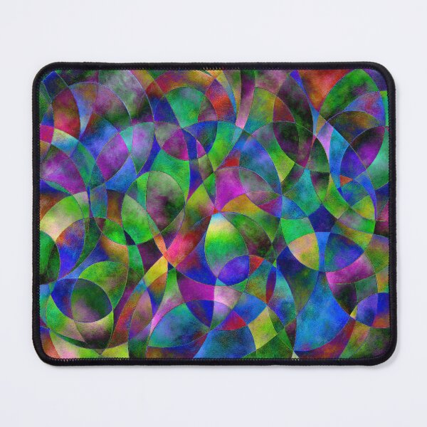Item preview, Colorful abstract circle pattern designed and sold by Sigtrix.