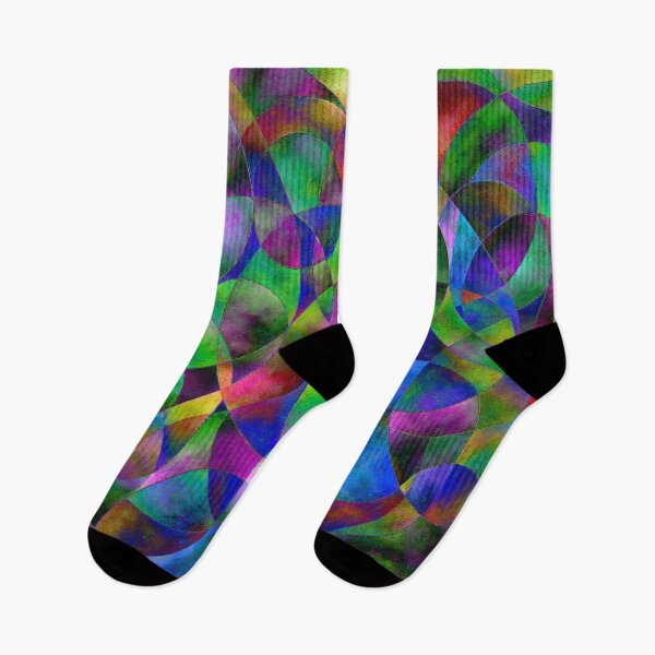 Item preview, Colorful abstract circle pattern designed and sold by Sigtrix.