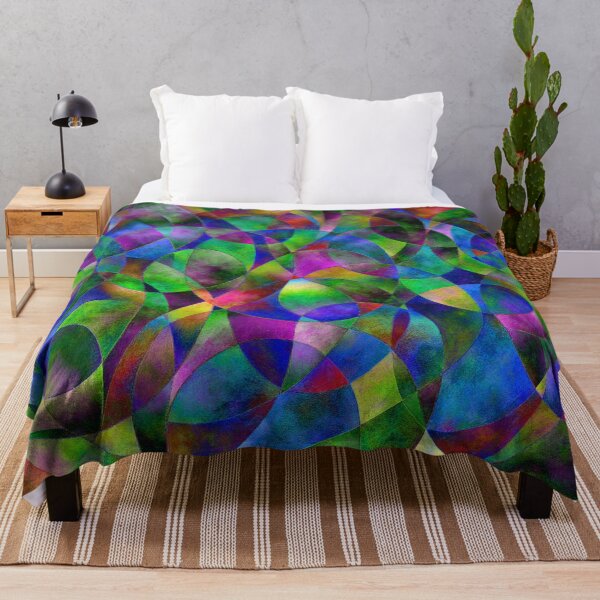 Item preview, Colorful abstract circle pattern designed and sold by Sigtrix.