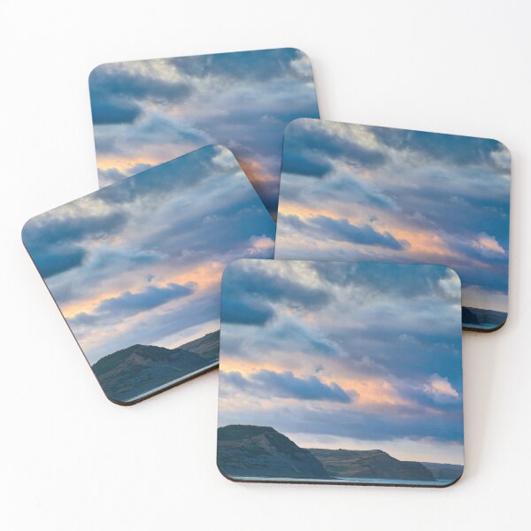 Item preview, Stormy Summer Sunrise over the Jurassic Coastline designed and sold by Dorset Girl.