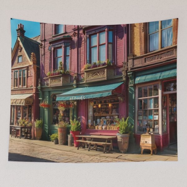 Item preview, Heavenly Shops on a Victorian Street designed and sold by BlareBlare.