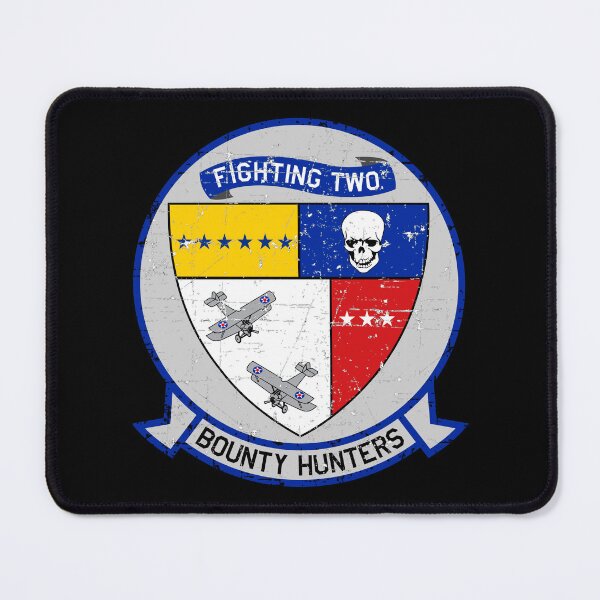 Item preview, USN - VF-2 Bounty Hunters (Fighting Two) - Grunge Style designed and sold by pzd501.