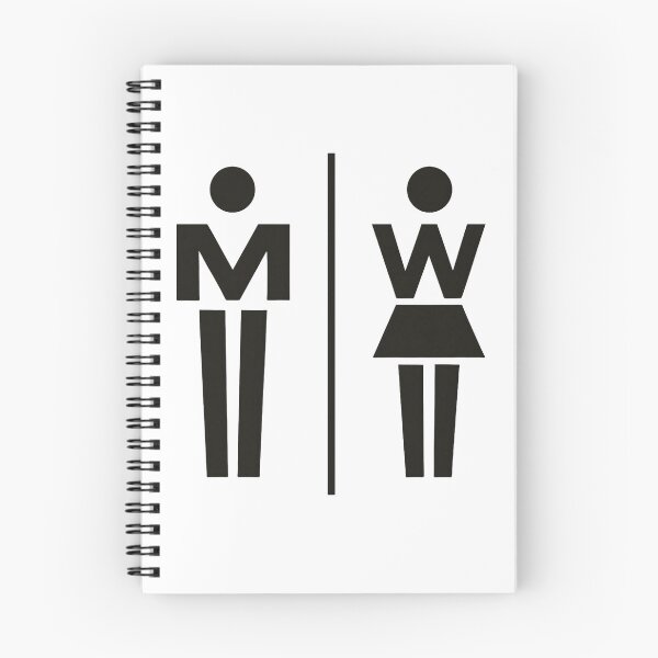Item preview, Modern Restroom Sign – Bold Gender Icons for Bathrooms & Public Spaces or Toilet Door Decor designed and sold by Psycho-Crazy.