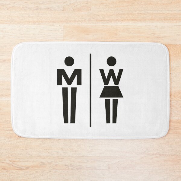 Item preview, Modern Restroom Sign – Bold Gender Icons for Bathrooms & Public Spaces or Toilet Door Decor designed and sold by Psycho-Crazy.