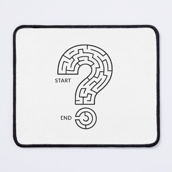 Item preview, Question Mark Maze Puzzle Design designed and sold by Amelia Design.