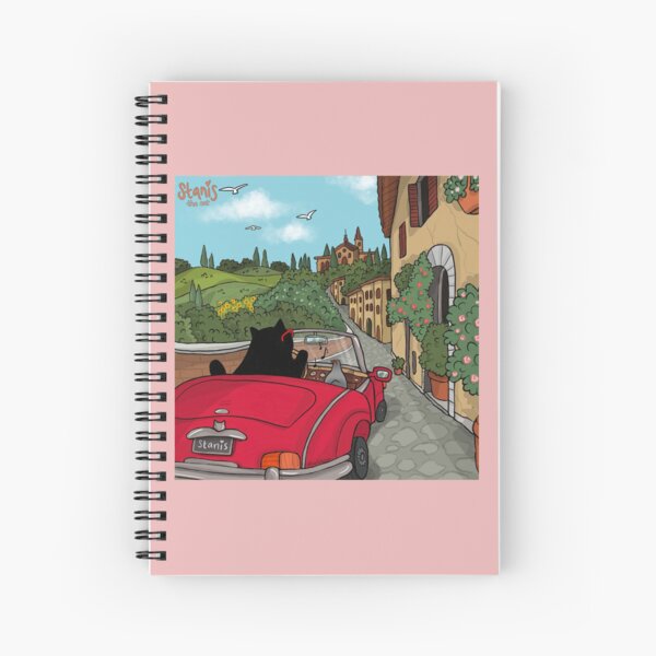 Item preview, Stanis & Remo Driving Through Tuscany designed and sold by Stanis the Cat.