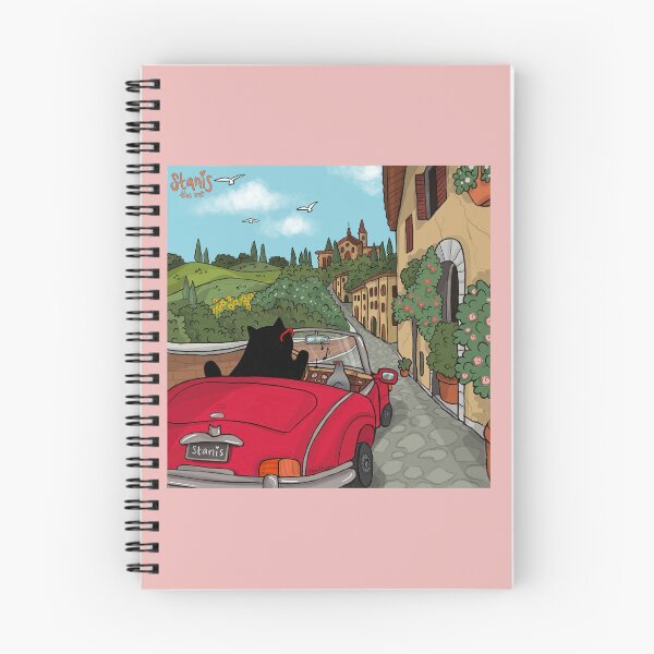 Item preview, Stanis & Remo Driving Through Tuscany designed and sold by Stanis the Cat.