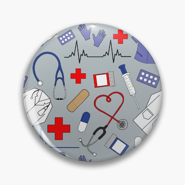 Item preview, Medical Doctor and Nurse Pattern designed and sold by CreativeTwins.