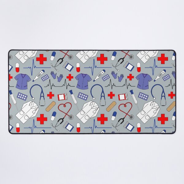 Item preview, Medical Doctor and Nurse Pattern designed and sold by CreativeTwins.