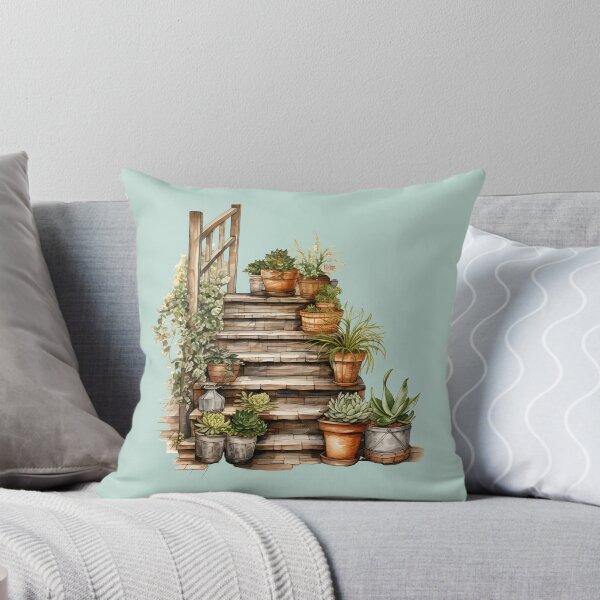 Item preview, Garden On The Stairs designed and sold by MarigoldandLily.