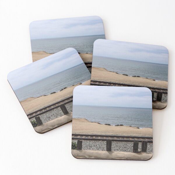 Item preview, Tracks By the Sea designed and sold by heatherfriedman.