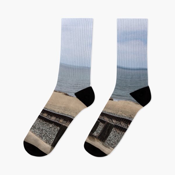 Item preview, Tracks By the Sea designed and sold by heatherfriedman.