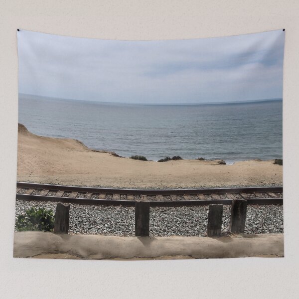 Item preview, Tracks By the Sea designed and sold by heatherfriedman.