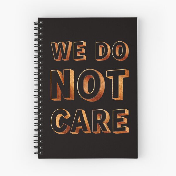 Item preview,  Do Not Care 3D designed and sold by Zab Butler Design.