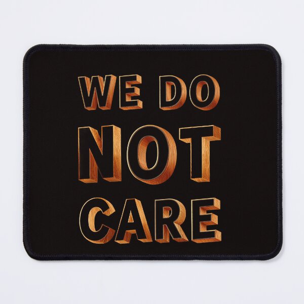 Item preview,  Do Not Care 3D designed and sold by Zab Butler Design.