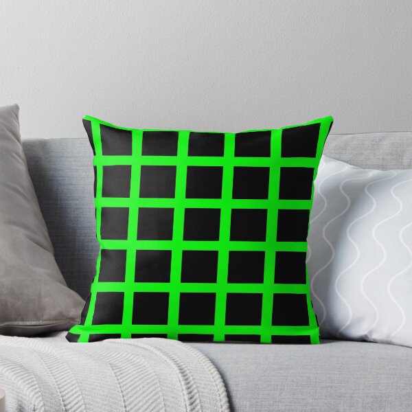 Item preview, Green & Black Squares & Crosses designed and sold by Goods4SaleNow.