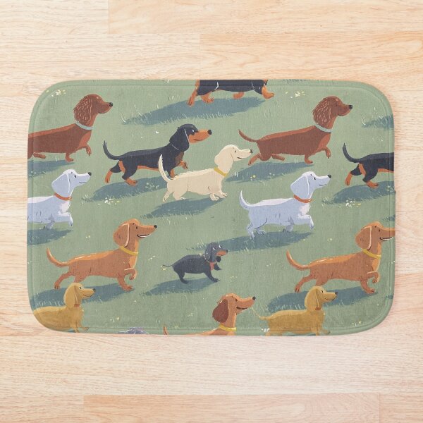 Item preview, Sausage Dog Parade designed and sold by Print Gardens.