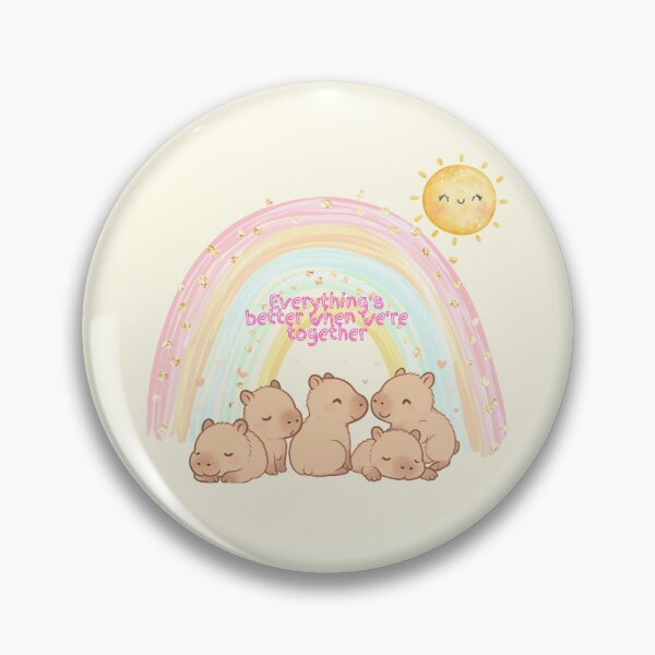 Item preview, Everything’s better when we are together  designed and sold by ChillCapyVibes.