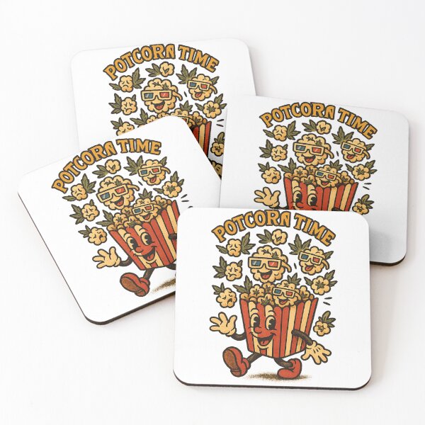 Item preview, Potcorn Time – Funny Stoner Popcorn Box designed and sold by Wake and Bake.