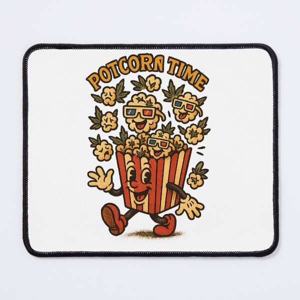 Item preview, Potcorn Time – Funny Stoner Popcorn Box designed and sold by Wake and Bake.
