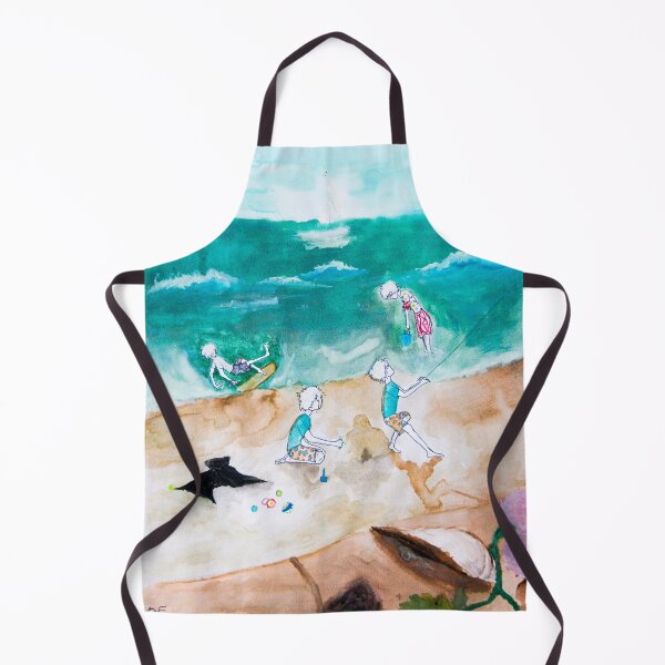 Item preview, Day at the beach designed and sold by PorcelinaArt.