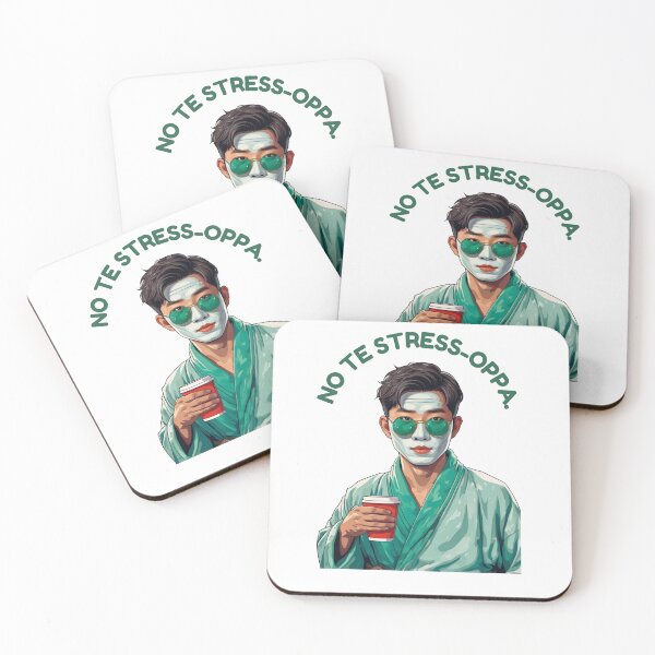 Item preview, Don't Stress, Oppa - Funny Korean T-Shirt designed and sold by Moovibe.