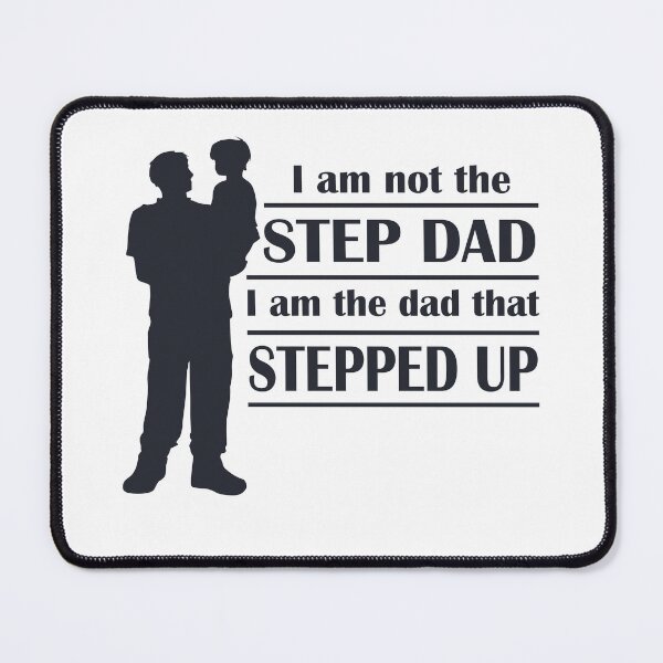 Item preview, I am not the Step Dad Silhouette Design designed and sold by Jaudaux Designs.