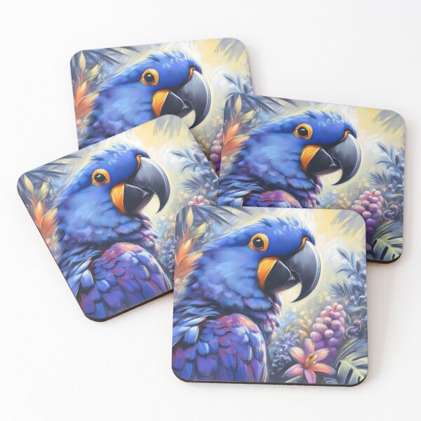 Item preview, Hyacinth Macaw Art | Blue Macaw Lovers designed and sold by ksgraphics222.