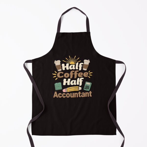 Item preview, Half Coffee Half Accountant – Funny Accounting Office Humor Design designed and sold by WHDProduction45.