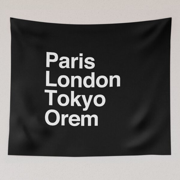 Item preview, Paris London Tokyo Orem designed and sold by Custom365.