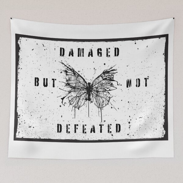 Item preview, Damaged but not Defeated designed and sold by CreativeMomma5.