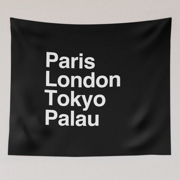 Item preview, Paris London Tokyo Palau designed and sold by Custom365.