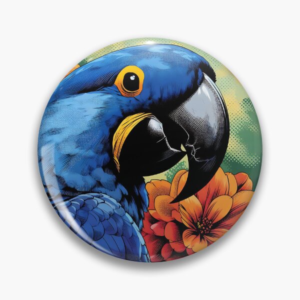 Item preview, Hyacinth Macaw Art #2 | Blue Macaw Lovers designed and sold by ksgraphics222.