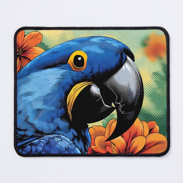 Item preview, Hyacinth Macaw Art #2 | Blue Macaw Lovers designed and sold by ksgraphics222.