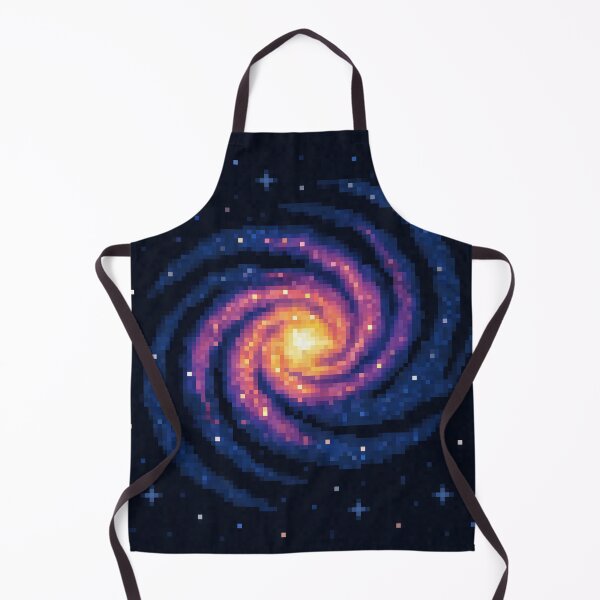 Item preview, Spiral Galaxy Pixel Art – Cosmic Swirl in Deep Space designed and sold by retro_pixel.