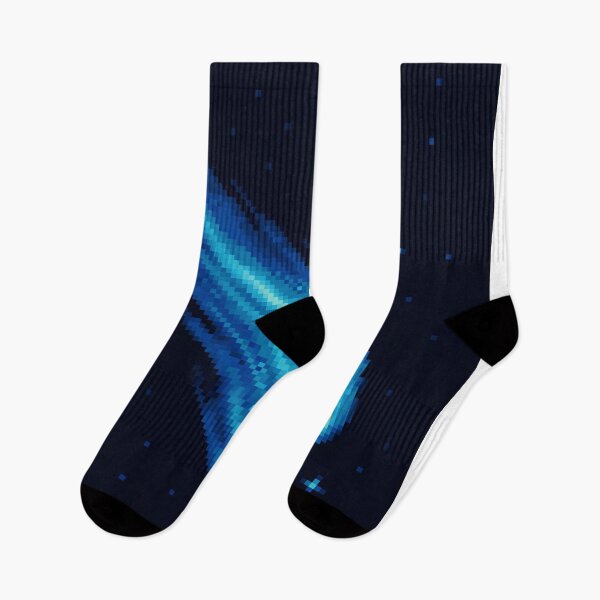 Item preview, Pixel Comet – Blue Streak Across the Starry Sky designed and sold by retro_pixel.