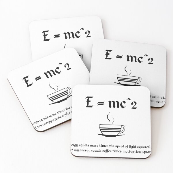 Item preview, E=mc² - Smart Science Equation Tee designed and sold by BonjourPrints.