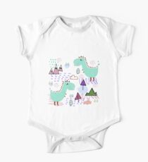 Cool T-rex Fun party green #homedecor One Piece - Short Sleeve