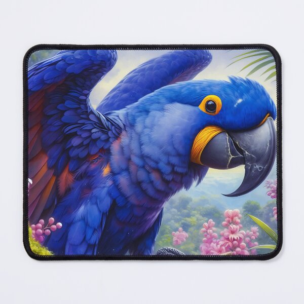 Item preview, Hyacinth Macaw Art #3 | Blue Macaw Lovers designed and sold by ksgraphics222.