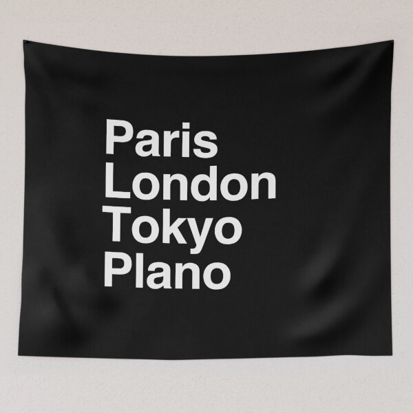 Item preview, Paris London Tokyo Plano designed and sold by Custom365.