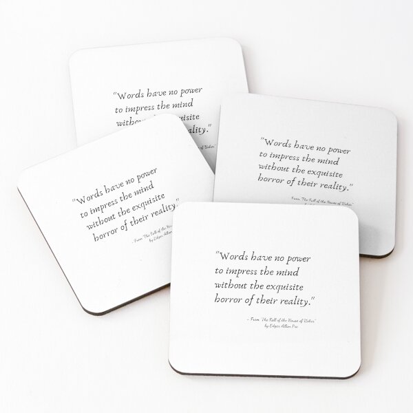Item preview, A Quote from "The Fall of the House of Usher" by Edgar Allan Poe designed and sold by Poemit.